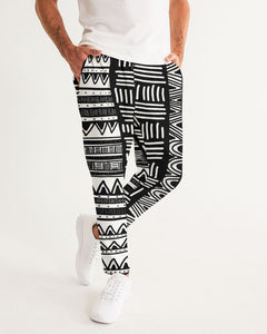 ABSTRACT IN BLACK & WHITE Men's/Unisex Joggers