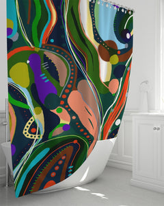 FALL INTO UBIQUITY Shower Curtain 72"x72"