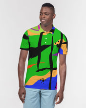 Load image into Gallery viewer, MY GREEN VIBRATION  Men&#39;s/Unisex Short Sleeve Polo