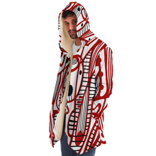 Load image into Gallery viewer, REDUNDANT VOYAGE Plush Hooded Fleece Cardigan