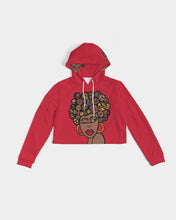 Load image into Gallery viewer, &quot;THE WINKING LADY&quot; Women&#39;s Cropped Hoodie