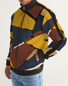 MELODIC MELANIN Men's Stripe-Sleeve Track Jacket