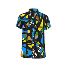 Load image into Gallery viewer, FREE SPIRIT FLEX Men&#39;s Short Sleeve Button Down Shirt with Chest Pocket