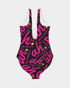 ARTFUL HUES Women's One-Piece Swimsuit