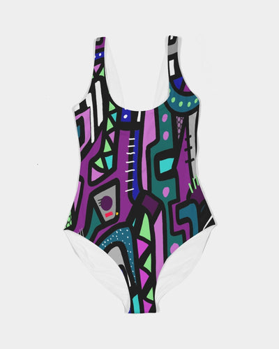 AMETHYST RISING Women's One-Piece Swimsuit