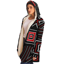 Load image into Gallery viewer, MARKED HARMONY Plush Hooded Fleece Cardigan