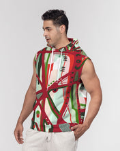 Load image into Gallery viewer, RED BLACK &amp; GREEN - YOU KNOW WHAT IT MEAN Men&#39;s/Unisex Premium Heavyweight Sleeveless Hoodie