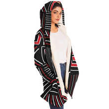 Load image into Gallery viewer, MARKED HARMONY Plush Hooded Fleece Cardigan